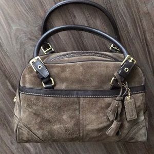 Coach Suede Satchel